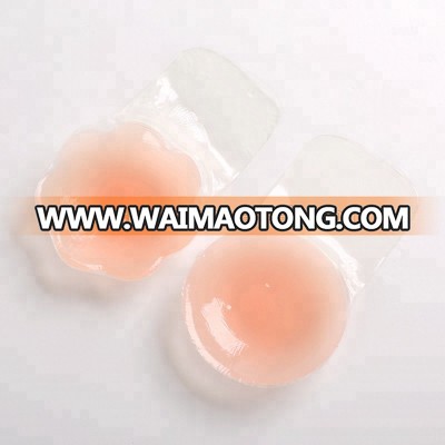 Fashion uplift breast sticky silicone nude nipple pasties